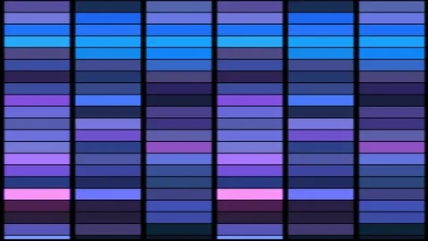 Color Bars VJ Loop Video stock 108776174