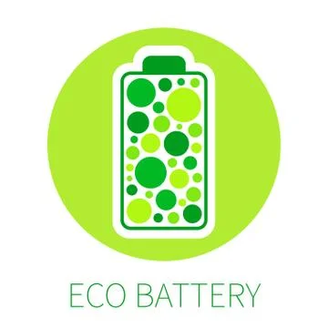 Color battery icon. Stock Illustration