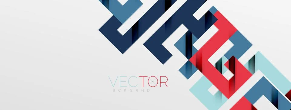 Color bend lines with shadow texture effect. Vector Illustration For Wallpaper Stock Illustration