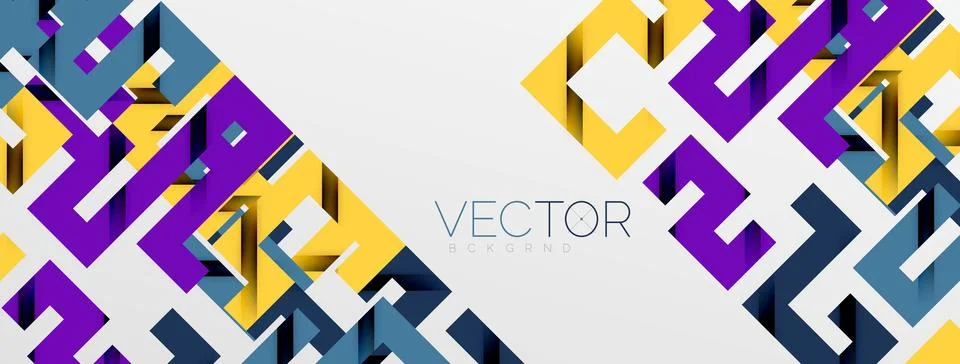 Color bend lines with shadow texture effect. Vector Illustration For Wallpaper Stock Illustration