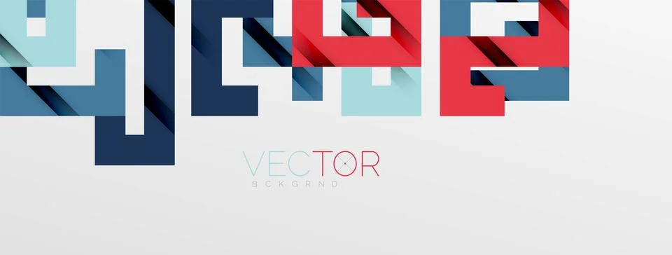 Color bend lines with shadow texture effect. Vector Illustration For Wallpaper Stock Illustration