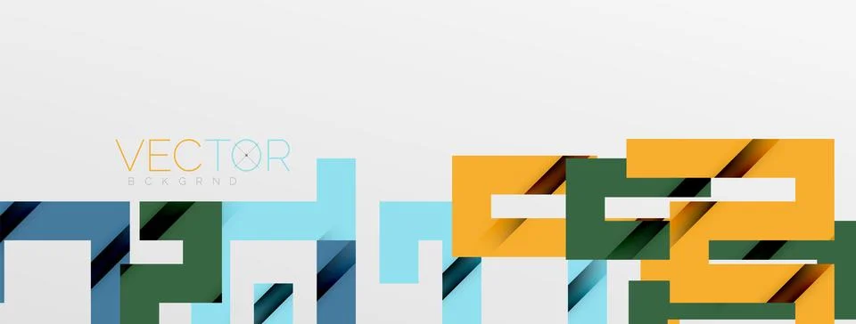 Color bend lines with shadow texture effect. Vector Illustration For Wallpaper Stock Illustration