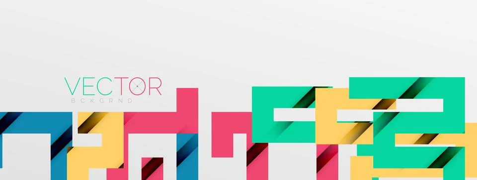 Color bend lines with shadow texture effect. Vector Illustration For Wallpaper Stock Illustration