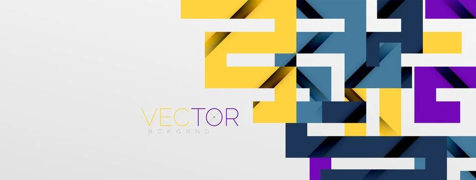 Color bend lines with shadow texture effect. Vector Illustration For Wallpaper Stock Illustration