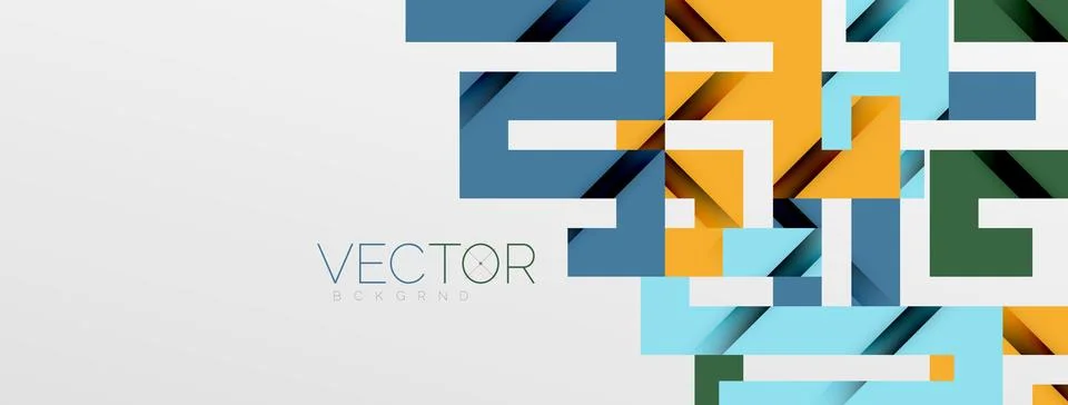 Color bend lines with shadow texture effect. Vector Illustration For Wallpaper Stock Illustration
