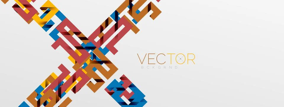 Color bend lines with shadow texture effect. Vector Illustration For Wallpaper Stock Illustration