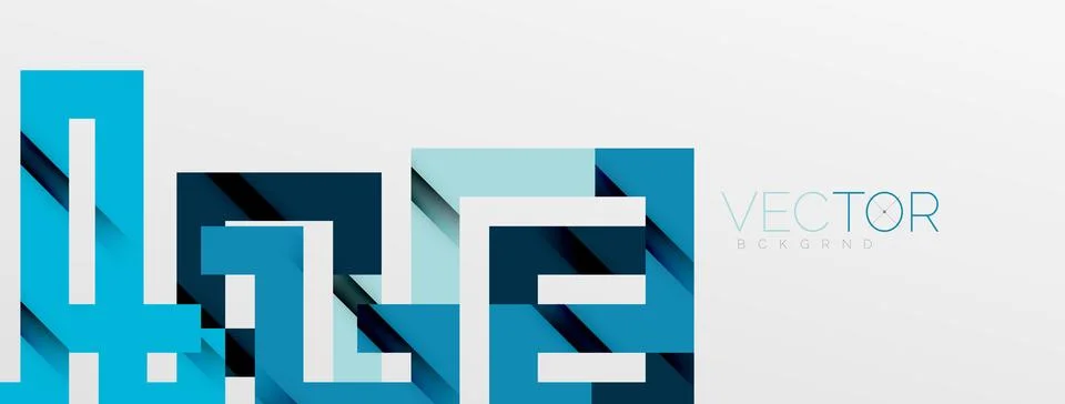 Color bend lines with shadow texture effect. Vector Illustration For Wallpaper Stock Illustration