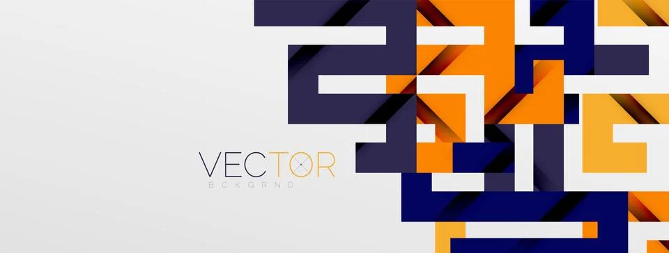 Color bend lines with shadow texture effect. Vector Illustration For Wallpaper Stock Illustration
