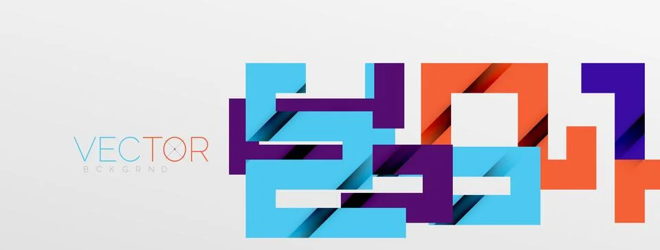 Color bend lines with shadow texture effect. Vector Illustration For Wallpaper Stock Illustration