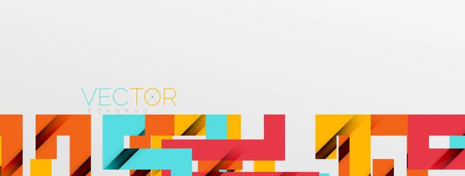 Color bend lines with shadow texture effect. Vector Illustration For Wallpaper Stock Illustration