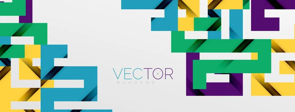 Color bend lines with shadow texture effect. Vector Illustration For Wallpaper Stock Illustration