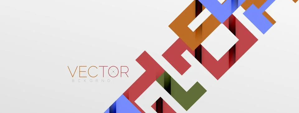 Color bend lines with shadow texture effect. Vector Illustration For Wallpaper Stock Illustration