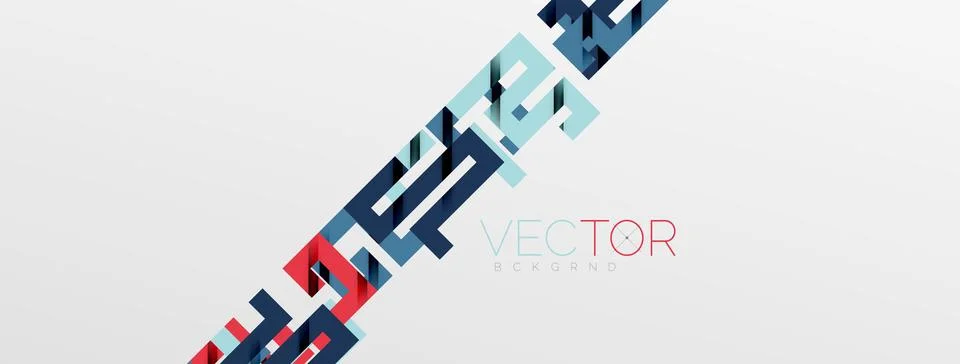 Color bend lines with shadow texture effect. Vector Illustration For Wallpaper Stock Illustration