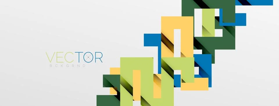 Color bend lines with shadow texture effect. Vector Illustration For Wallpaper Stock Illustration