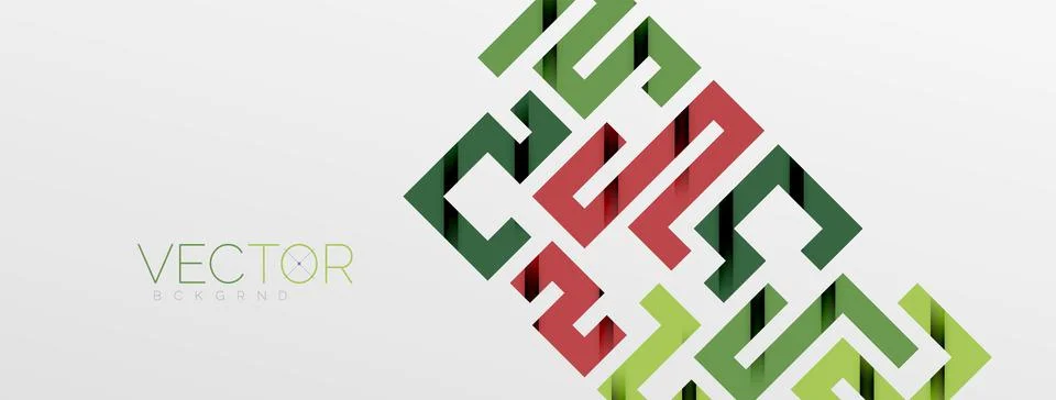 Color bend lines with shadow texture effect. Vector Illustration For Wallpaper Stock Illustration