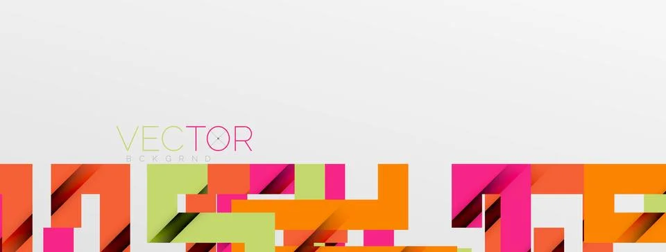Color bend lines with shadow texture effect. Vector Illustration For Wallpaper Stock Illustration