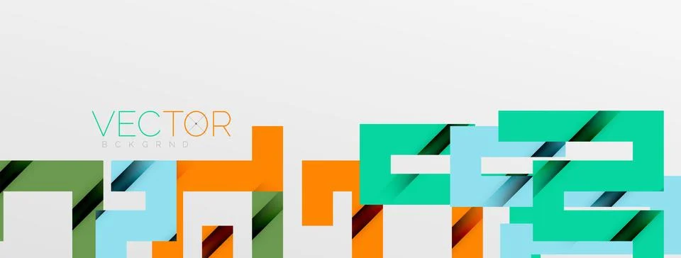 Color bend lines with shadow texture effect. Vector Illustration For Wallpaper Stock Illustration