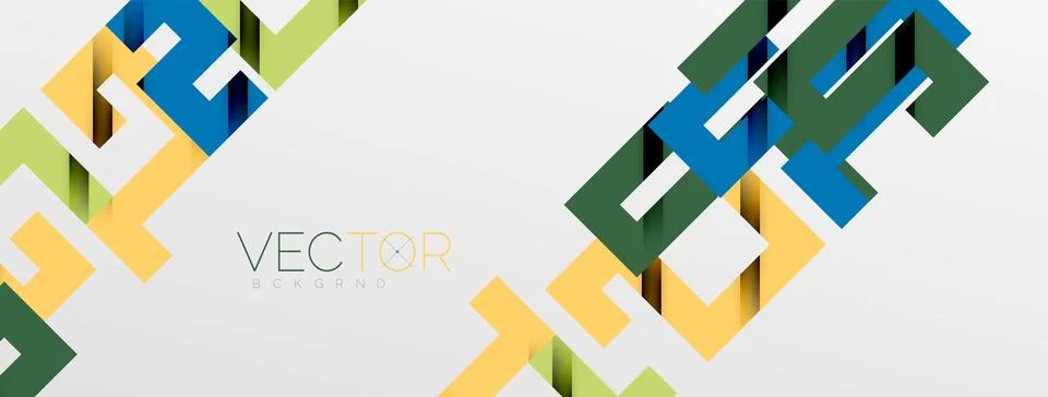 Color bend lines with shadow texture effect. Vector Illustration For Wallpaper Stock Illustration