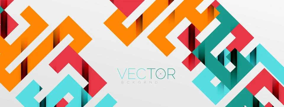 Color bend lines with shadow texture effect. Vector Illustration For Wallpaper Stock Illustration