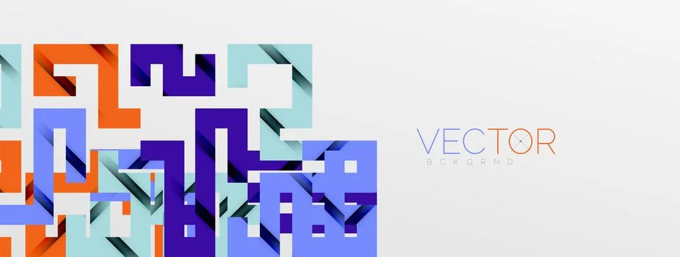Color bend lines with shadow texture effect. Vector Illustration For Wallpaper Stock Illustration