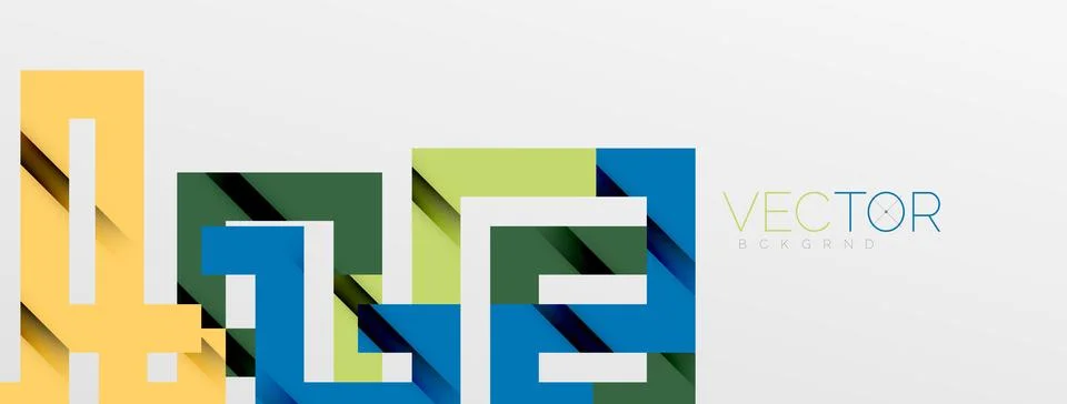 Color bend lines with shadow texture effect. Vector Illustration For Wallpaper Stock Illustration