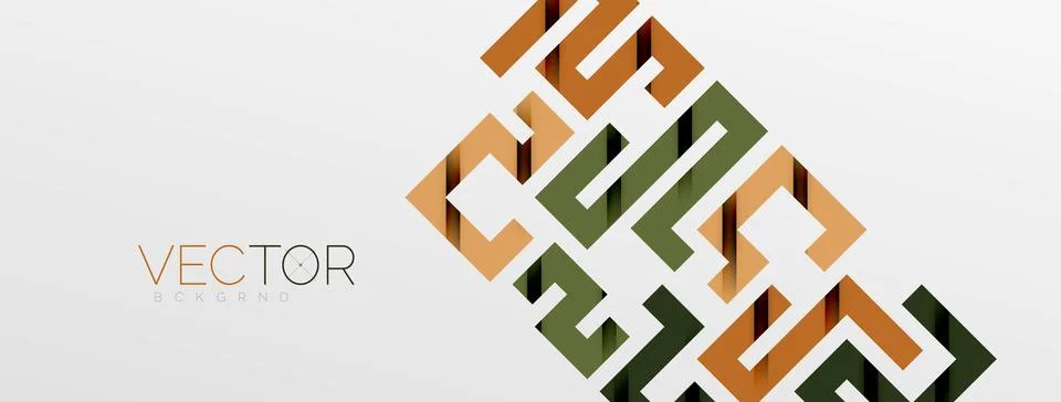 Color bend lines with shadow texture effect. Vector Illustration For Wallpaper Stock Illustration
