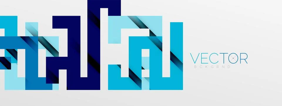 Color bend lines with shadow texture effect. Vector Illustration For Wallpaper Stock Illustration