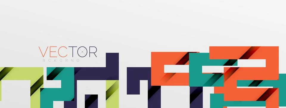 Color bend lines with shadow texture effect. Vector Illustration For Wallpaper Stock Illustration