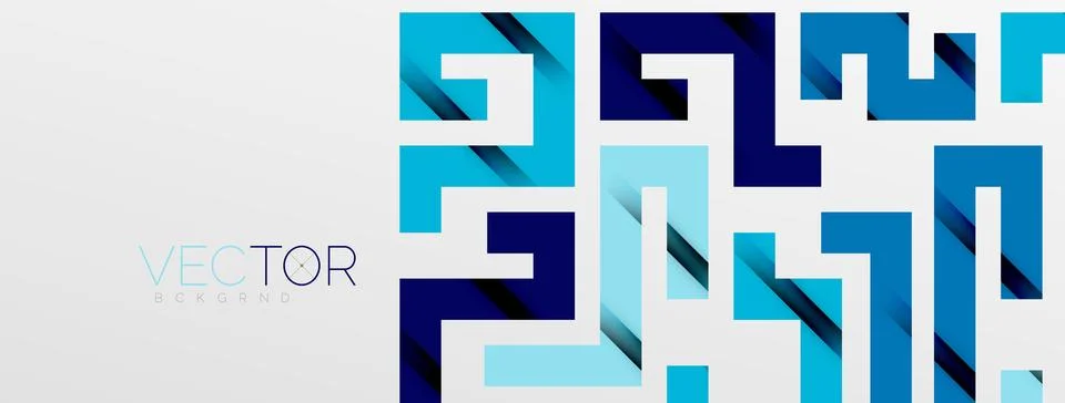 Color bend lines with shadow texture effect. Vector Illustration For Wallpaper Stock Illustration