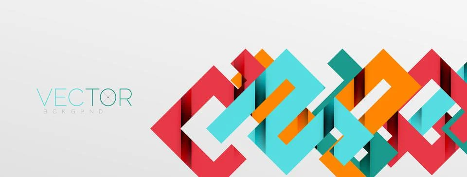Color bend lines with shadow texture effect. Vector Illustration For Wallpaper Stock Illustration