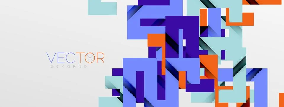 Color bend lines with shadow texture effect. Vector Illustration For Wallpaper Stock Illustration