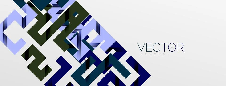 Color bend lines with shadow texture effect. Vector Illustration For Wallpaper Stock Illustration