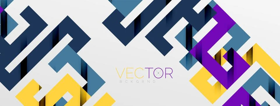 Color bend lines with shadow texture effect. Vector Illustration For Wallpaper Stock Illustration