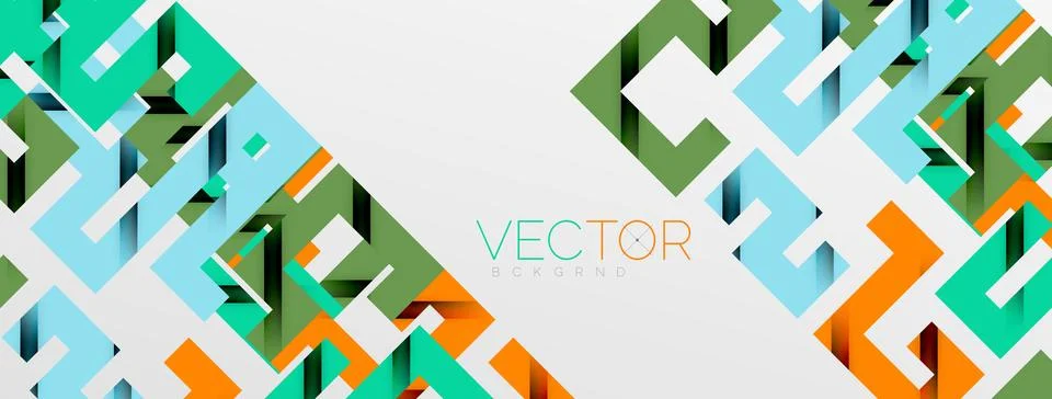 Color bend lines with shadow texture effect. Vector Illustration For Wallpaper Stock Illustration