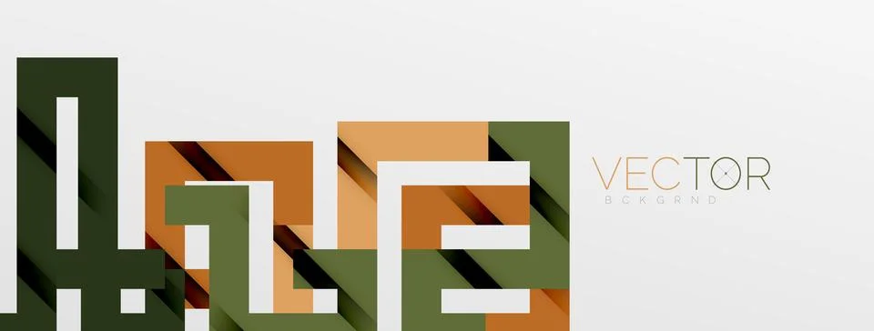 Color bend lines with shadow texture effect. Vector Illustration For Wallpaper Stock Illustration