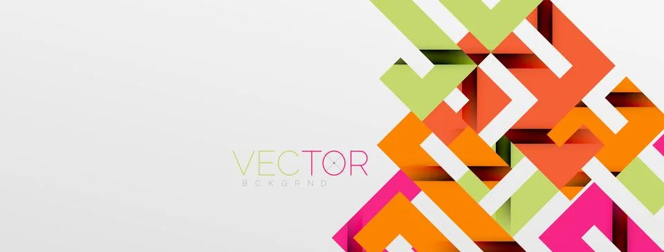 Color bend lines with shadow texture effect. Vector Illustration For Wallpaper Stock Illustration