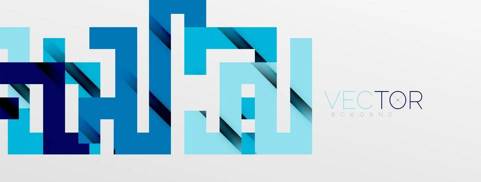 Color bend lines with shadow texture effect. Vector Illustration For Wallpaper Stock Illustration