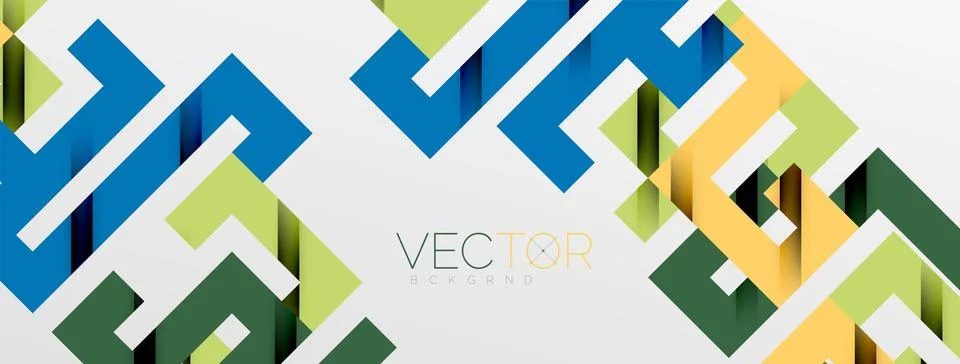 Color bend lines with shadow texture effect. Vector Illustration For Wallpaper Stock Illustration