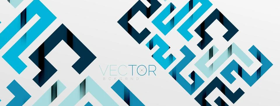 Color bend lines with shadow texture effect. Vector Illustration For Wallpaper Stock Illustration