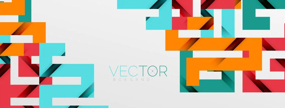 Color bend lines with shadow texture effect. Vector Illustration For Wallpaper Stock Illustration