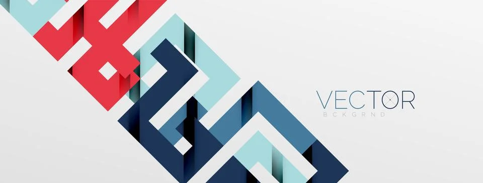Color bend lines with shadow texture effect. Vector Illustration For Wallpaper Stock Illustration