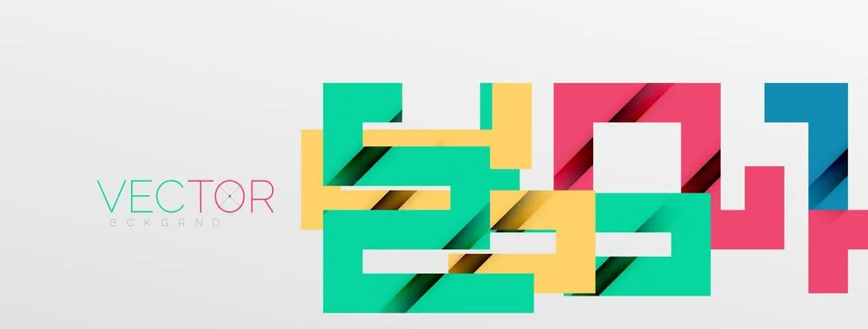 Color bend lines with shadow texture effect. Vector Illustration For Wallpaper Stock Illustration