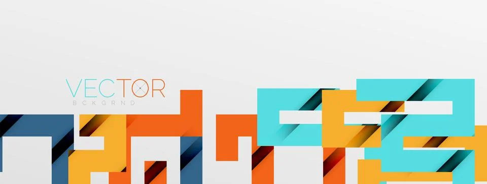 Color bend lines with shadow texture effect. Vector Illustration For Wallpaper Stock Illustration