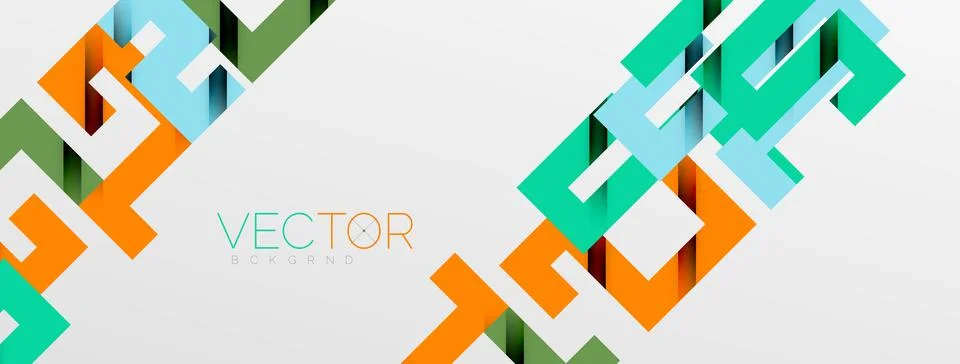 Color bend lines with shadow texture effect. Vector Illustration For Wallpaper Stock Illustration