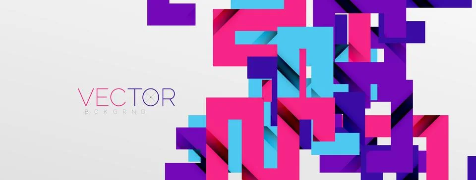 Color bend lines with shadow texture effect. Vector Illustration For Wallpaper Stock Illustration
