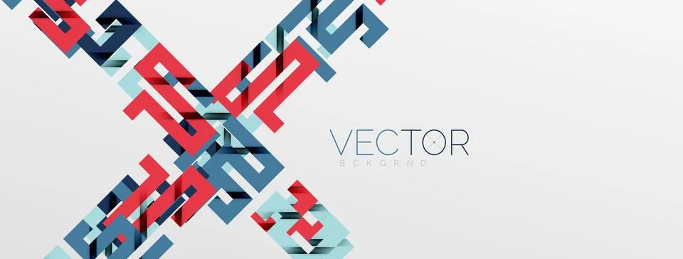 Color bend lines with shadow texture effect. Vector Illustration For Wallpaper Stock Illustration