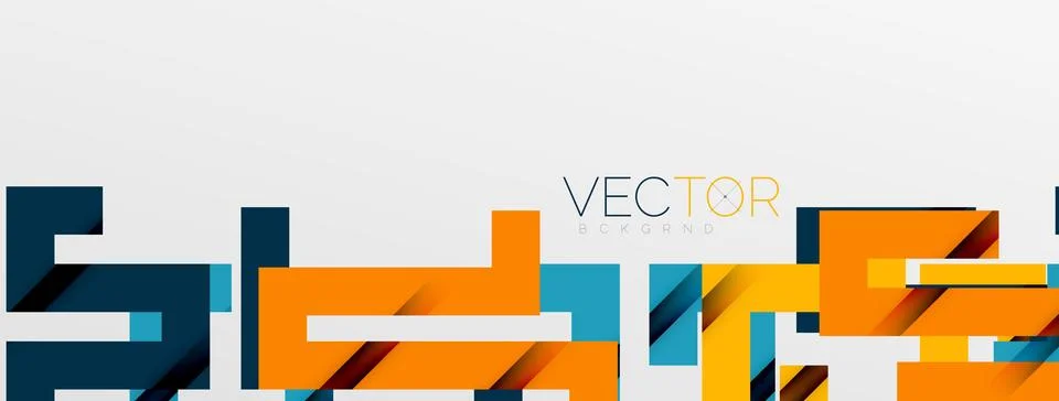 Color bend lines with shadow texture effect. Vector Illustration For Wallpaper Stock Illustration
