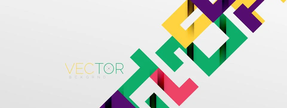 Color bend lines with shadow texture effect. Vector Illustration For Wallpaper Stock Illustration