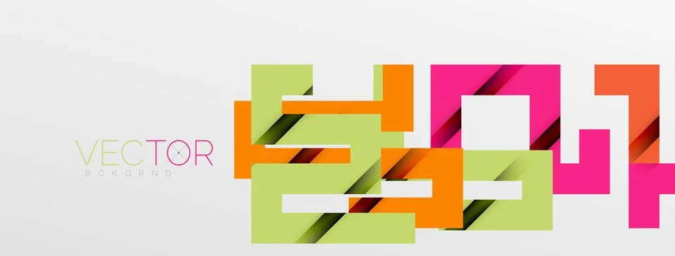 Color bend lines with shadow texture effect. Vector Illustration For Wallpaper Stock Illustration