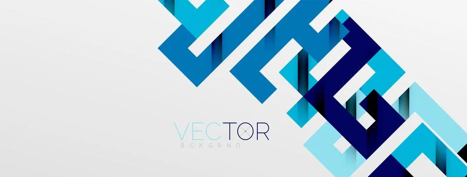 Color bend lines with shadow texture effect. Vector Illustration For Wallpaper Stock Illustration